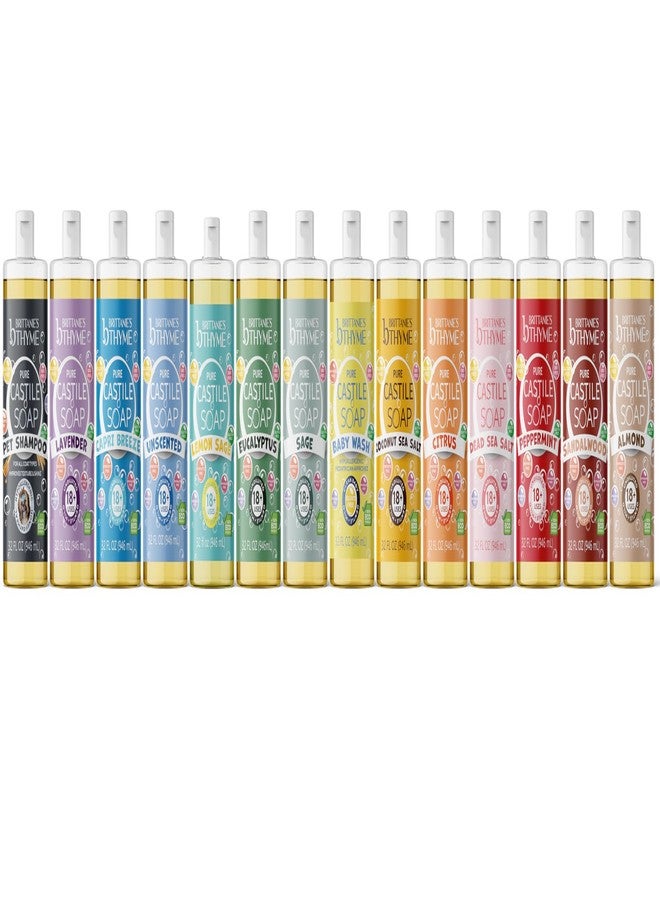 بريتانيز تايم عبوة إعادة تعبئة صابون بريتاني السائل النقي من زيت الزيتون، 32 أونصة، عبوة من قطعتين | صابون غسيل الأطباق، للشعر والجسم، للمنزل، لطيف ونقي، مصنوع من زيوت طبيعية فاخرة، نباتي وخالٍ من الغلوتين وغير معدل وراثيًا (حمضيات ومريمية ليمون) - Image 5